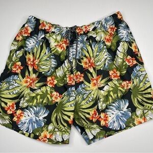 OP Ocean Pacific Shorts Swim Trunks Hawaiian Tropical Summer Beach Pool 3XL